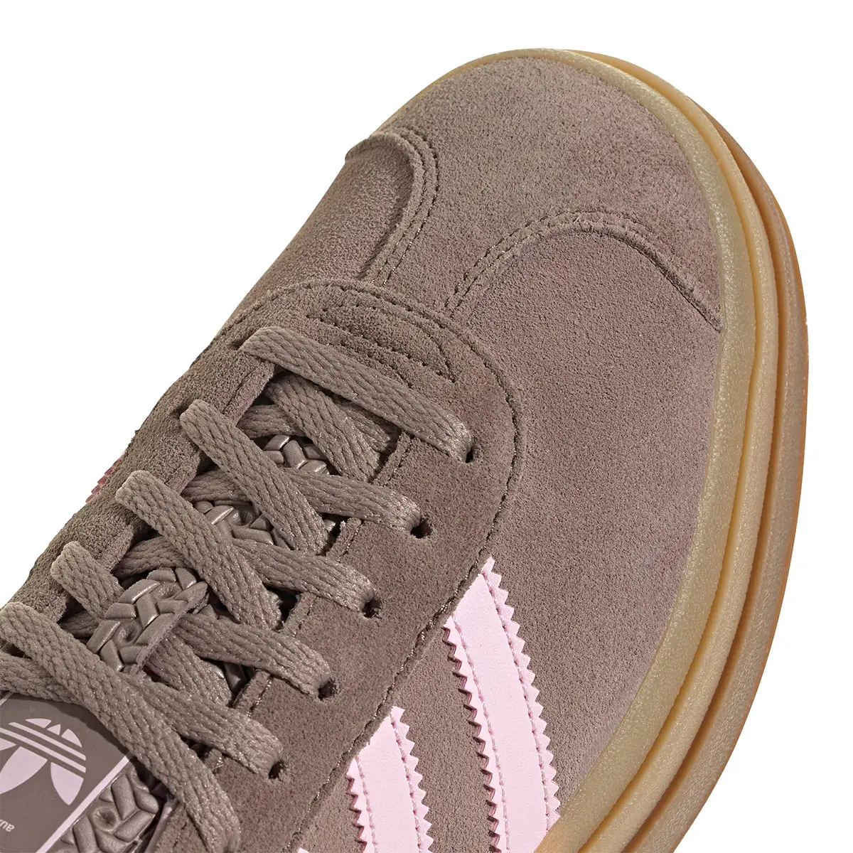 ZAPATILLAS MUJER ADIDAS ORIGINALS CASUALES CAFÉ GAZELLE BOLD W - 7