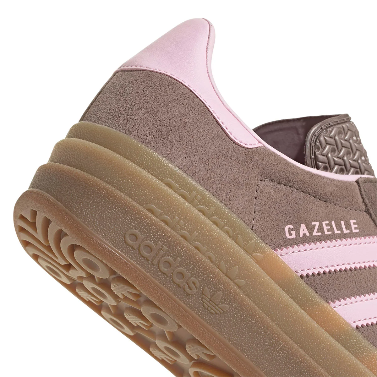 ZAPATILLAS MUJER ADIDAS ORIGINALS CASUALES CAFÉ GAZELLE BOLD W - 8