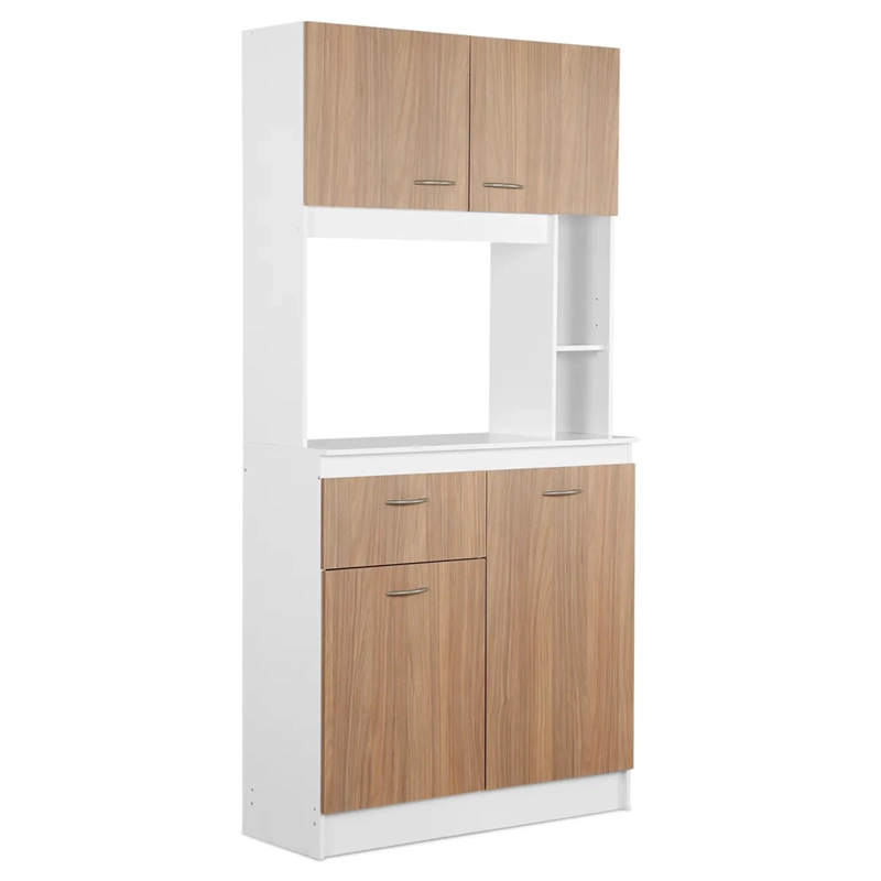 MUEBLE DE COCINA STANFORD MARÍA 4P 1C BLANCO/NOGAL - 1