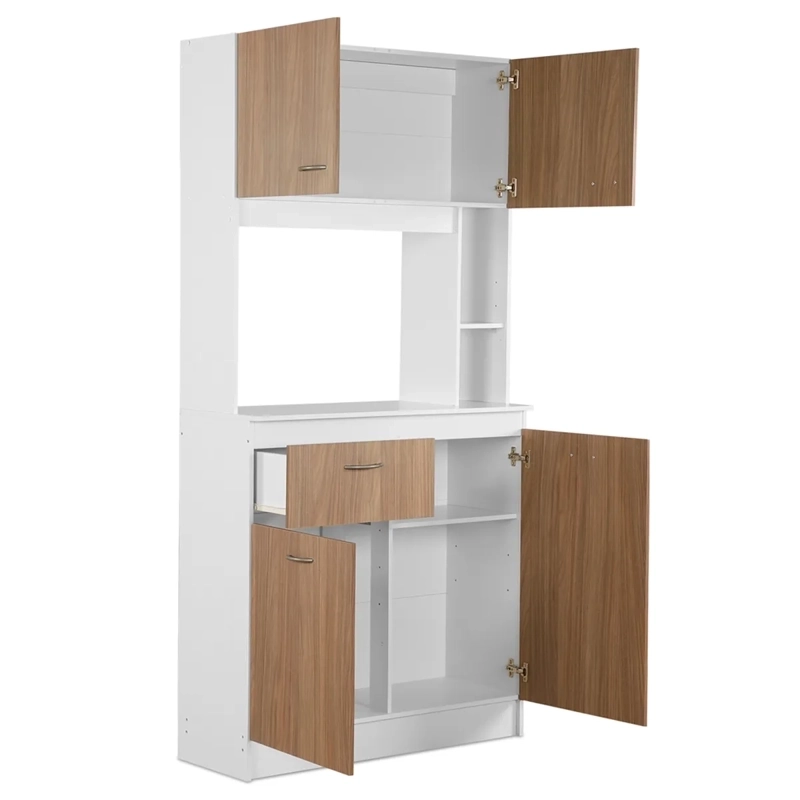 MUEBLE DE COCINA STANFORD MARÍA 4P 1C BLANCO/NOGAL - 3