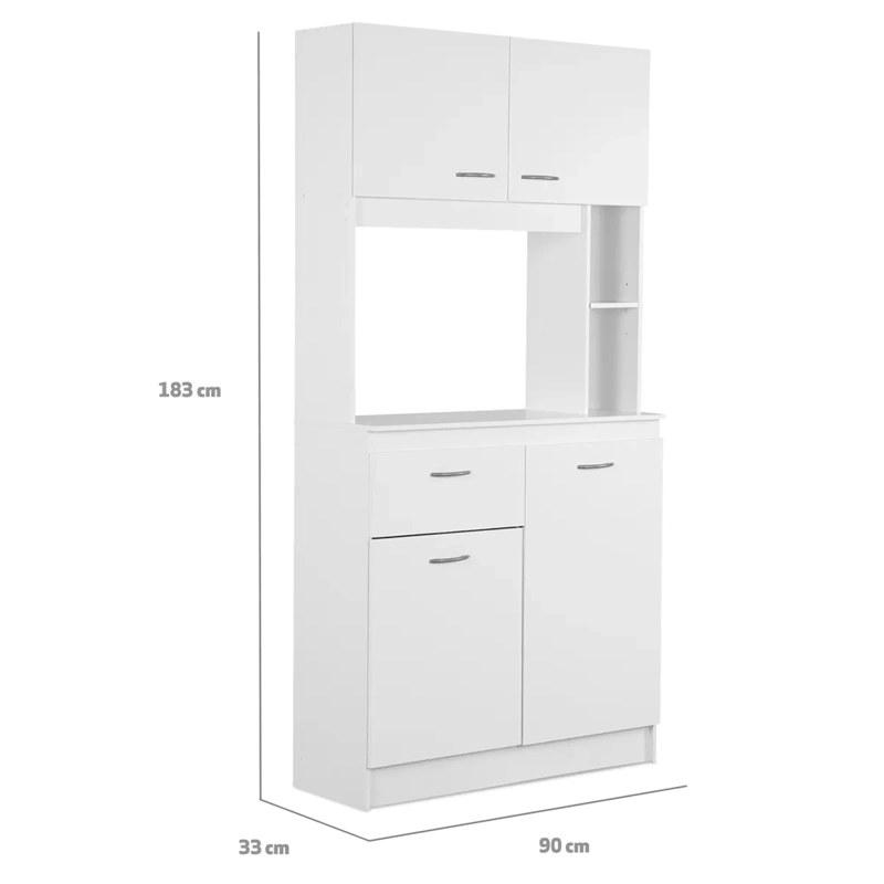 MUEBLE DE COCINA STANFORD LEONOR 4P 1C BLANCO - 6