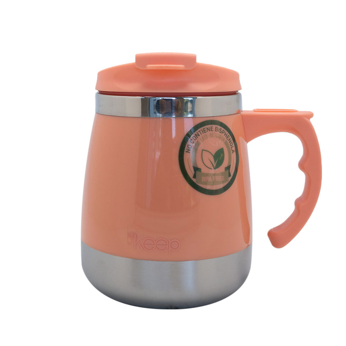 MUG TERMO KEEP OUTDOOR 400 ML CORAL - 1