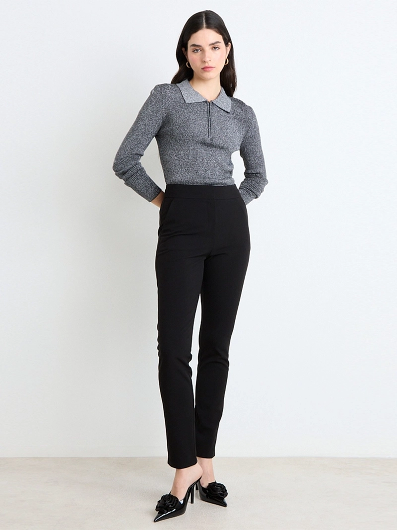 PANTALÓN SLIM MUJER ASH LISO - 1