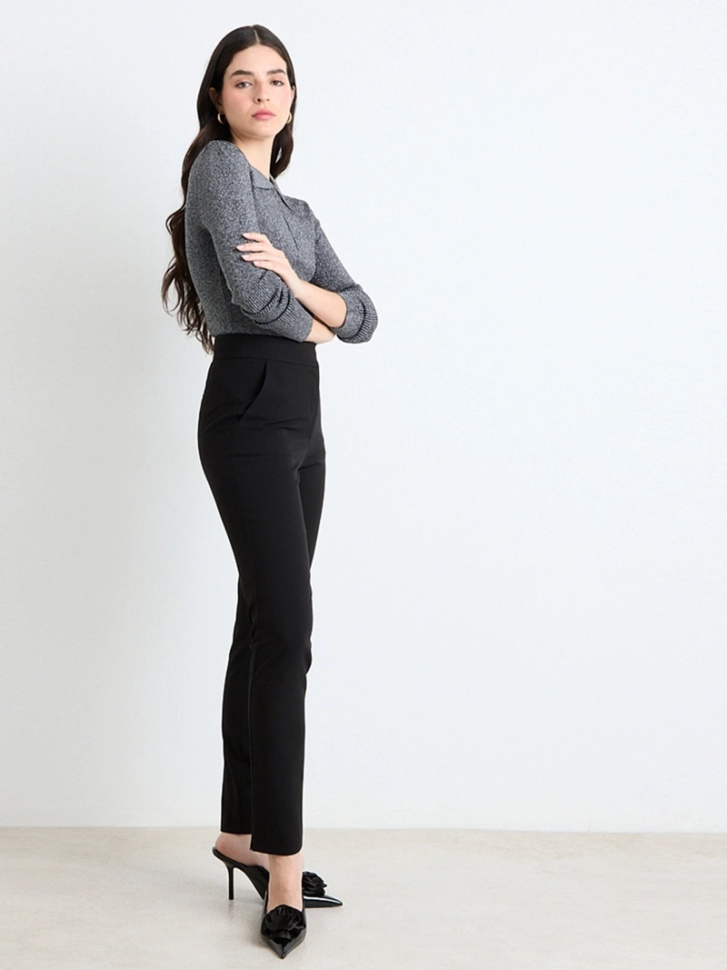 PANTALÓN SLIM MUJER ASH LISO - 2