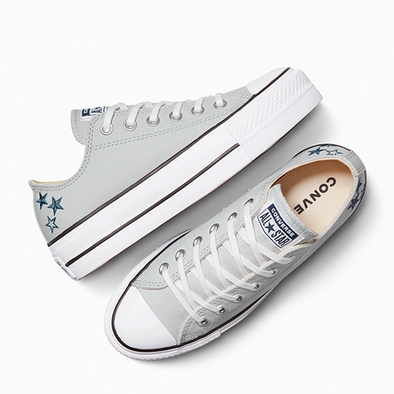 ZAPATILLAS MUJER CONVERSE URBANO GRIS CHUCK TAYLOR ALL STAR LIFT - 3