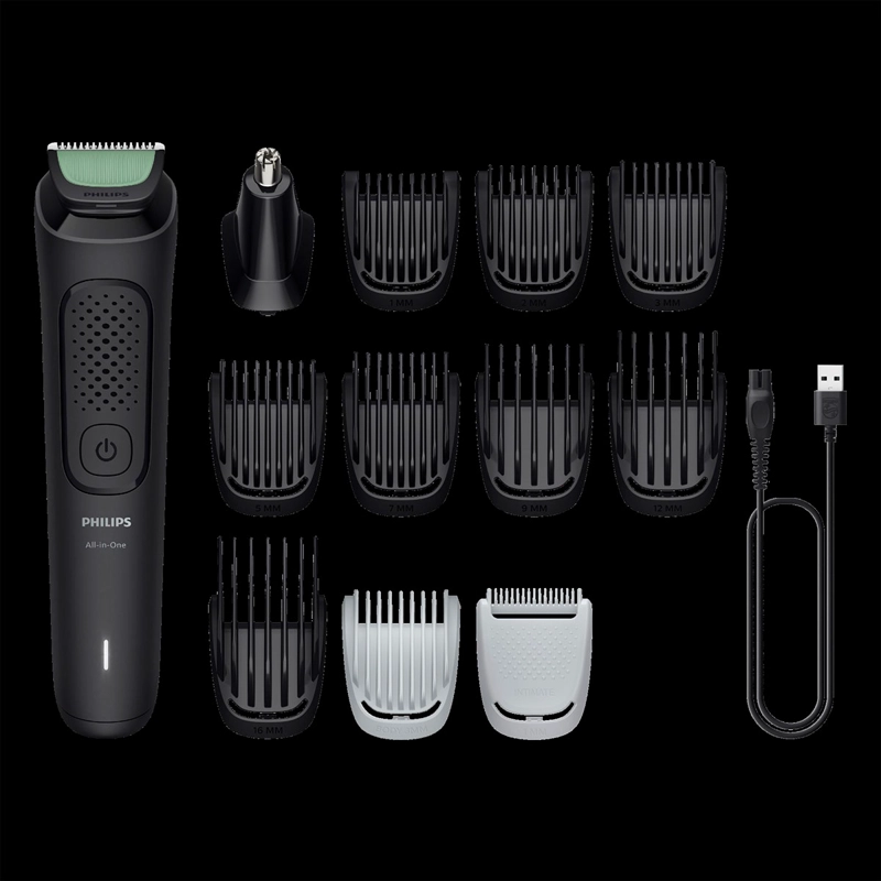 MÁQUINA CORTA PELO PHILIPS MULTIGROOM SERIE 3000 MG3921/15 CON 12 ACCESORIOS - 3