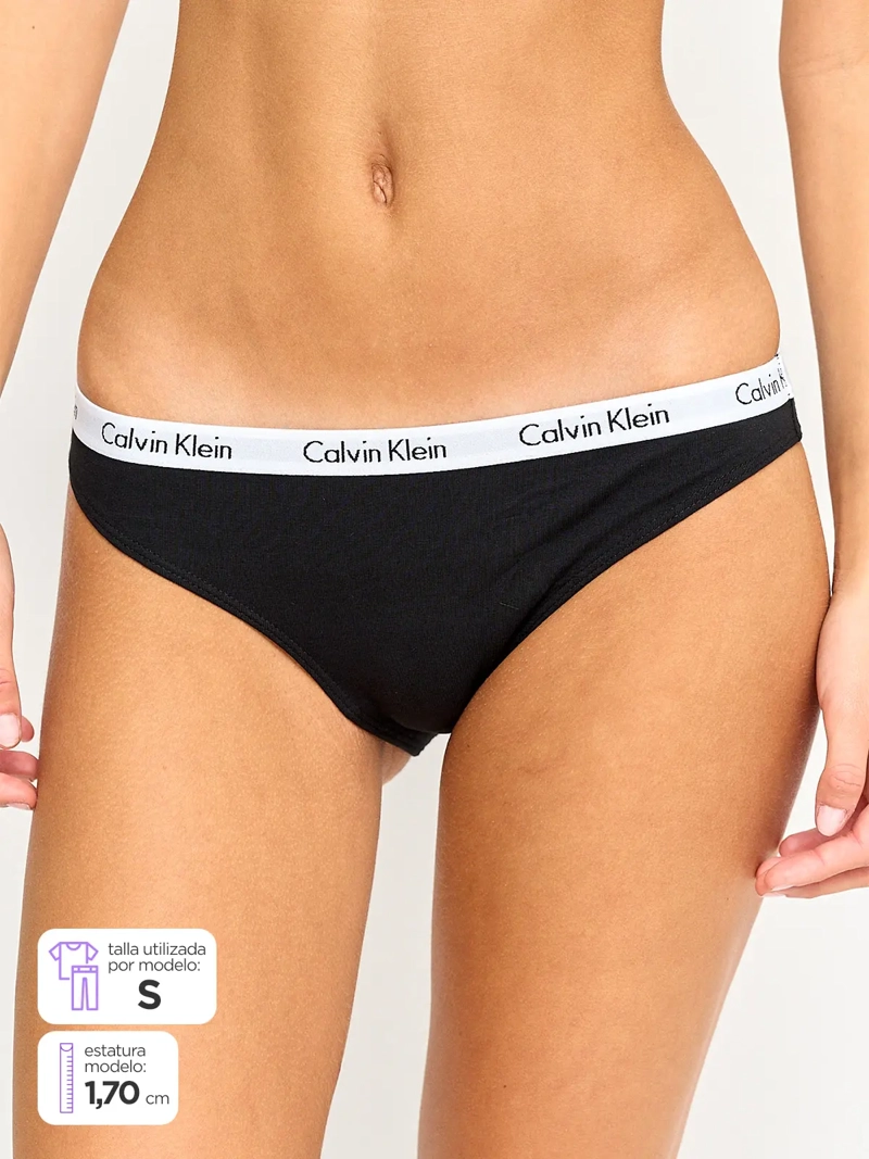 PACK 3 CALZONES CALVIN KLEIN BIKINI QD3588 - 1