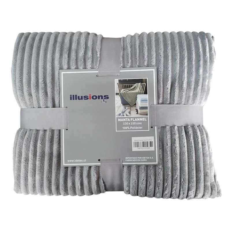 MANTA ILLUSIONS FLANNEL GRIS - 1