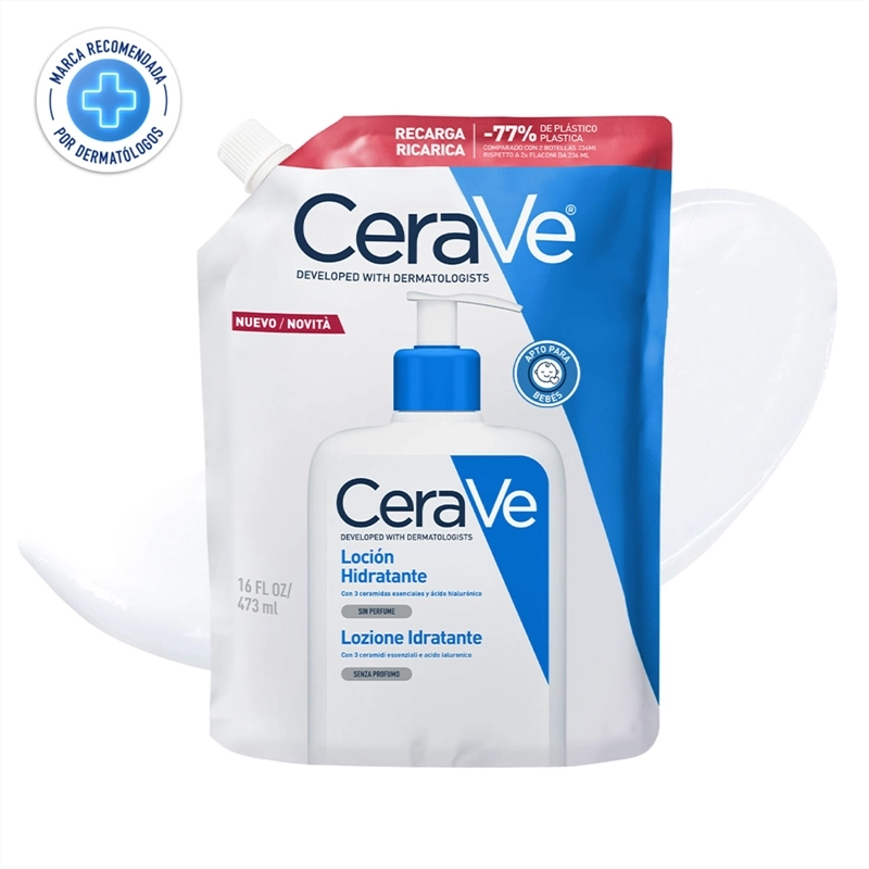 REFILL CERAVE LOCIÓN HIDRATANTE 473 ML - 1