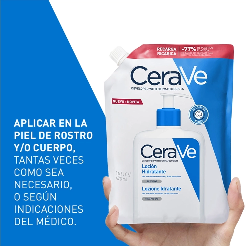 REFILL CERAVE LOCIÓN HIDRATANTE 473 ML - 5