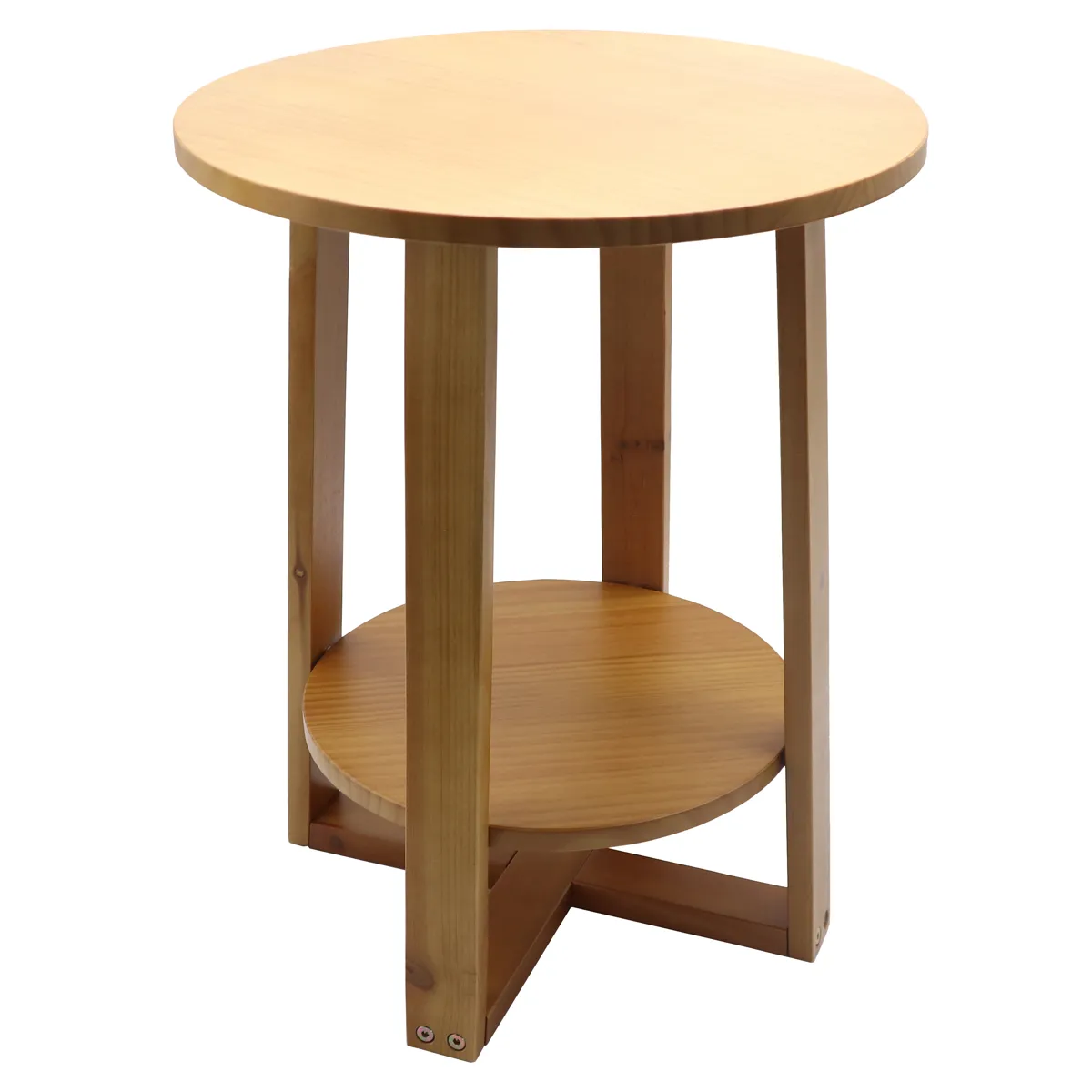 MESA DE APOYO RIPLEY HOME DOBLE CIRCULAR MADERA - 2