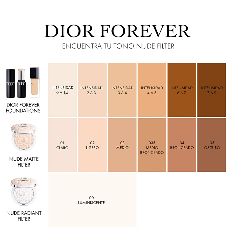 POLVOS FIJADORES DIOR FOREVER NUDE MATE - 5