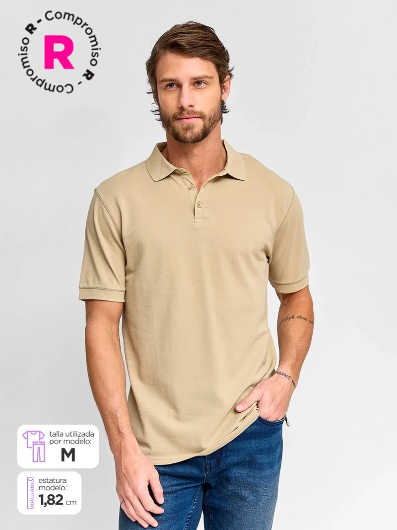 POLERA HOMBRE MARQUIS ALGODÓN CUELLO POLO MANGA CORTA PIQUÉ