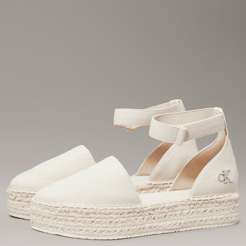 ALPARGATAS MUJER CALVIN KLEIN BEIGE YW0YW01735AEO - 2