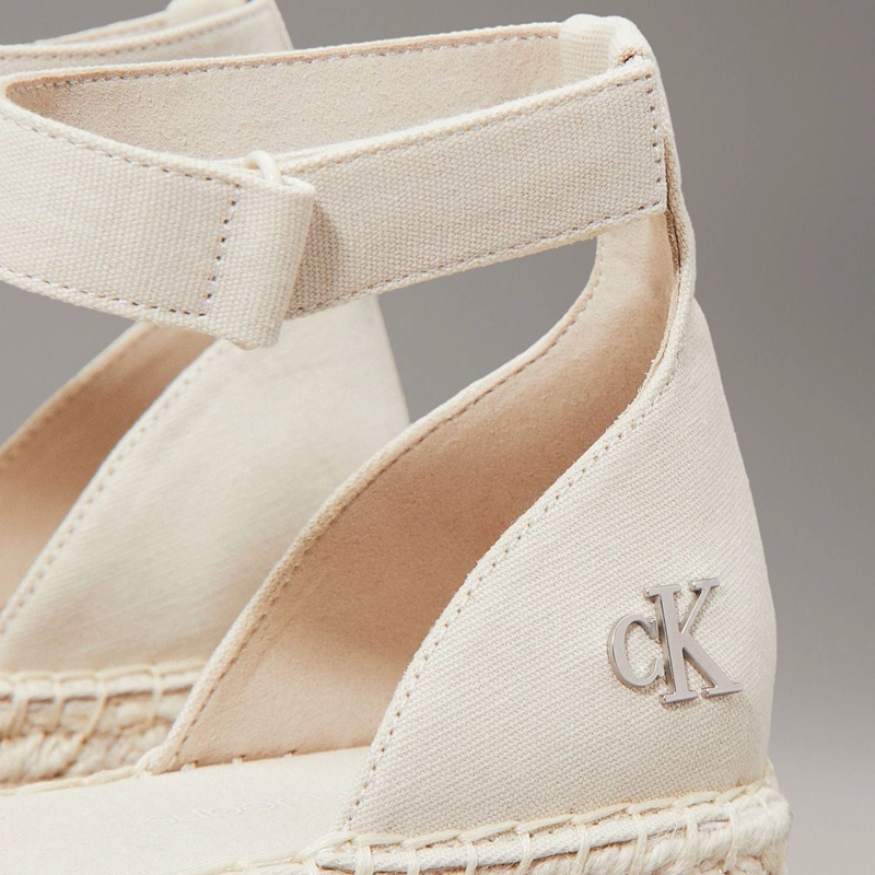 ALPARGATAS MUJER CALVIN KLEIN BEIGE YW0YW01735AEO - 7