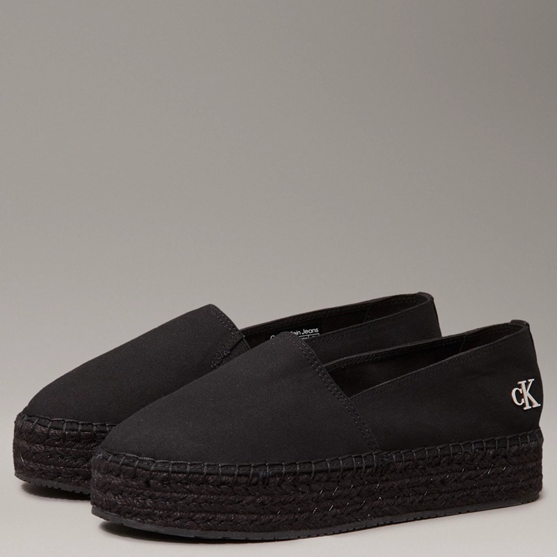 ALPARGATAS MUJER CALVIN KLEIN NEGRO YW0YW017370GJ  - 2