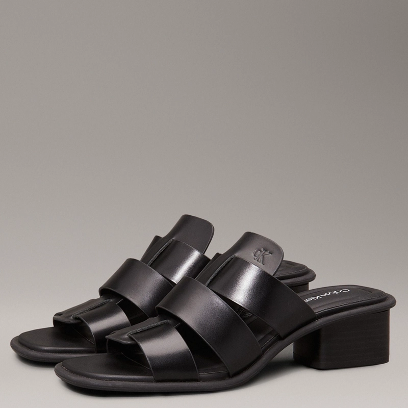 SANDALIAS MUJER CALVIN KLEIN NEGRO YW0YW017020GJ  - 2
