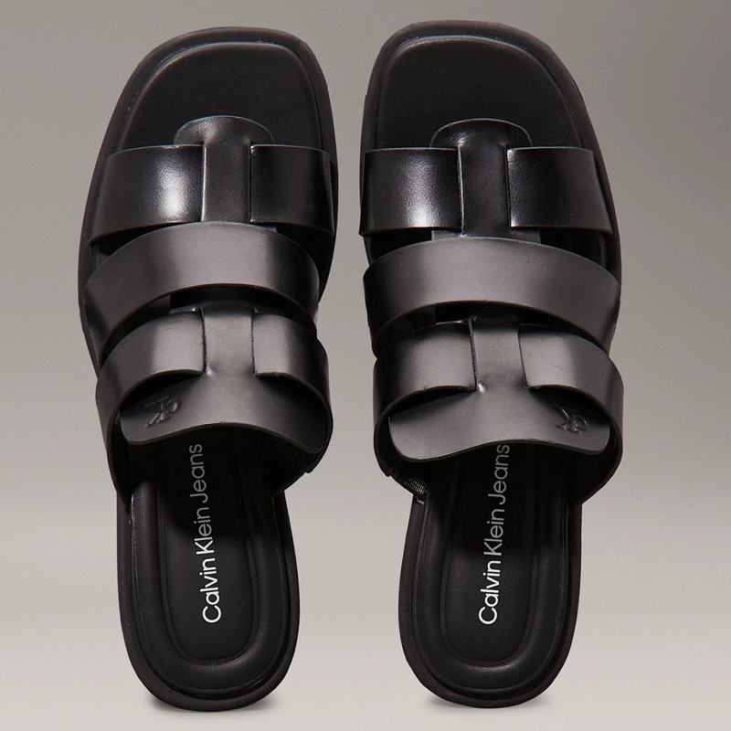 SANDALIAS MUJER CALVIN KLEIN NEGRO YW0YW017020GJ  - 4