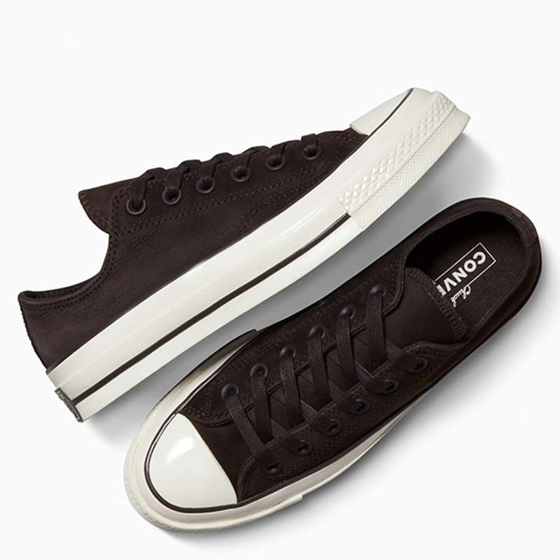 ZAPATILLAS MUJER CONVERSE URBANAS CAFÉ CHUCK 70 CUERO - 4