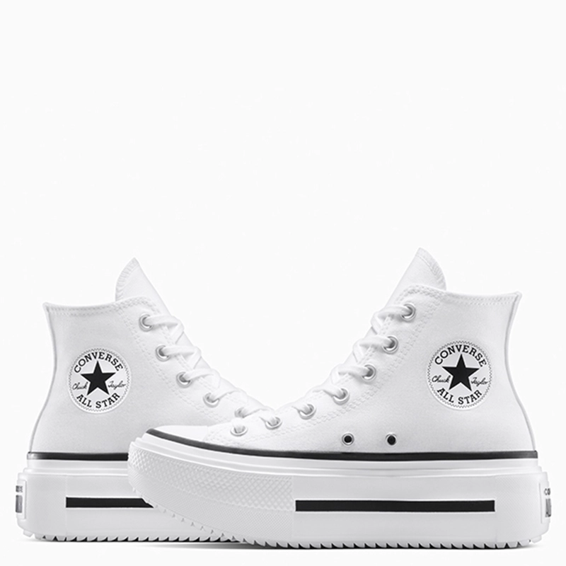 ZAPATILLAS MUJER CONVERSE URBANAS BLANCO CHUCK TAYLOR ALL STAR LIFT DOUBLE STACK - 5