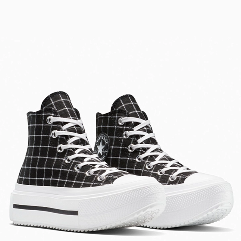 ZAPATILLAS MUJER CONVERSE URBANAS NEGRO CHUCK TAYLOR ALL STAR LIFT DOUBLE STACK - 3