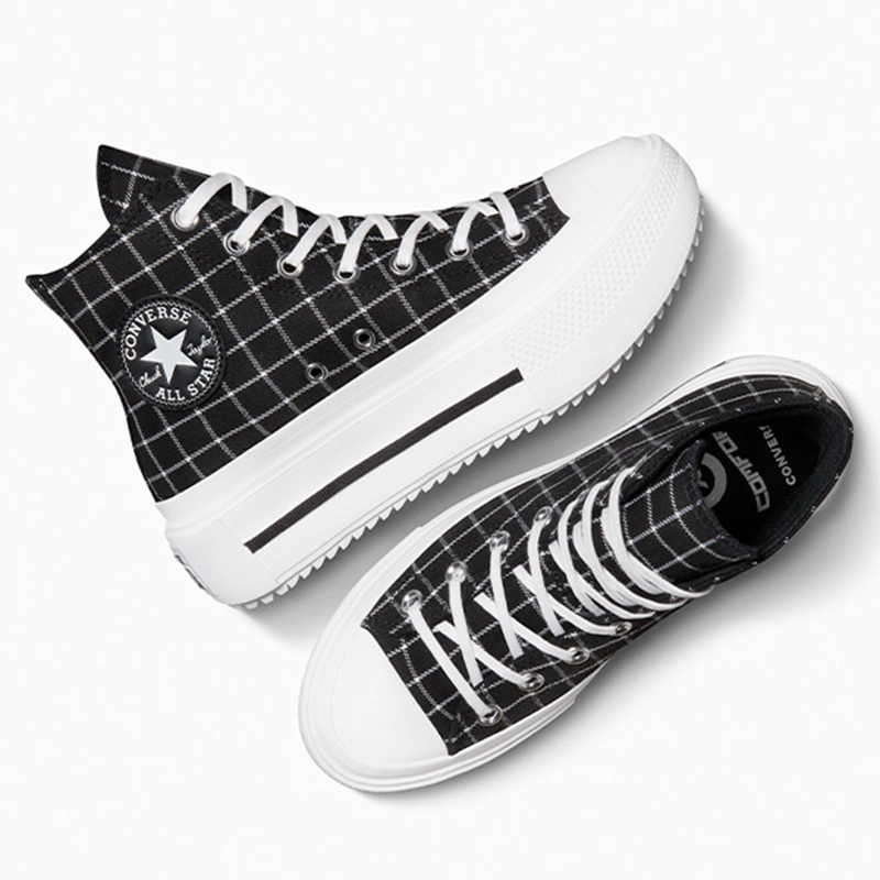 ZAPATILLAS MUJER CONVERSE URBANAS NEGRO CHUCK TAYLOR ALL STAR LIFT DOUBLE STACK - 5