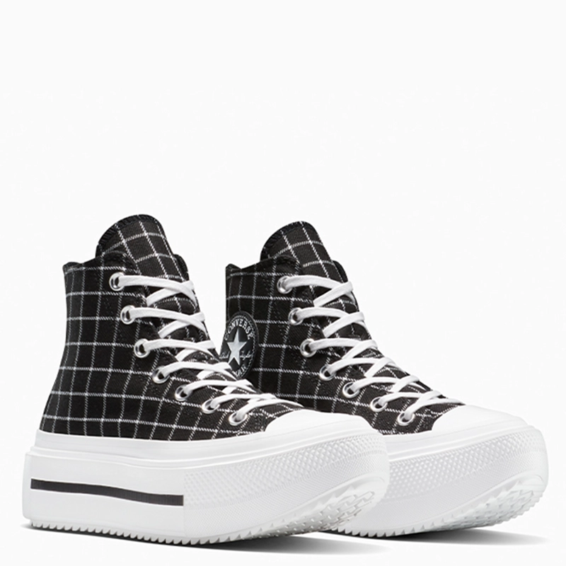 ZAPATILLAS MUJER CONVERSE URBANAS NEGRO CHUCK TAYLOR ALL STAR LIFT DOUBLE STACK - 3