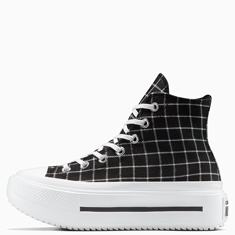 ZAPATILLAS MUJER CONVERSE URBANAS NEGRO CHUCK TAYLOR ALL STAR LIFT DOUBLE STACK - 4