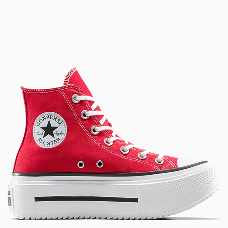 ZAPATILLAS MUJER CONVERSE URBANAS ROJO CHUCK TAYLOR ALL STAR LIFT DOUBLE STACK - 1