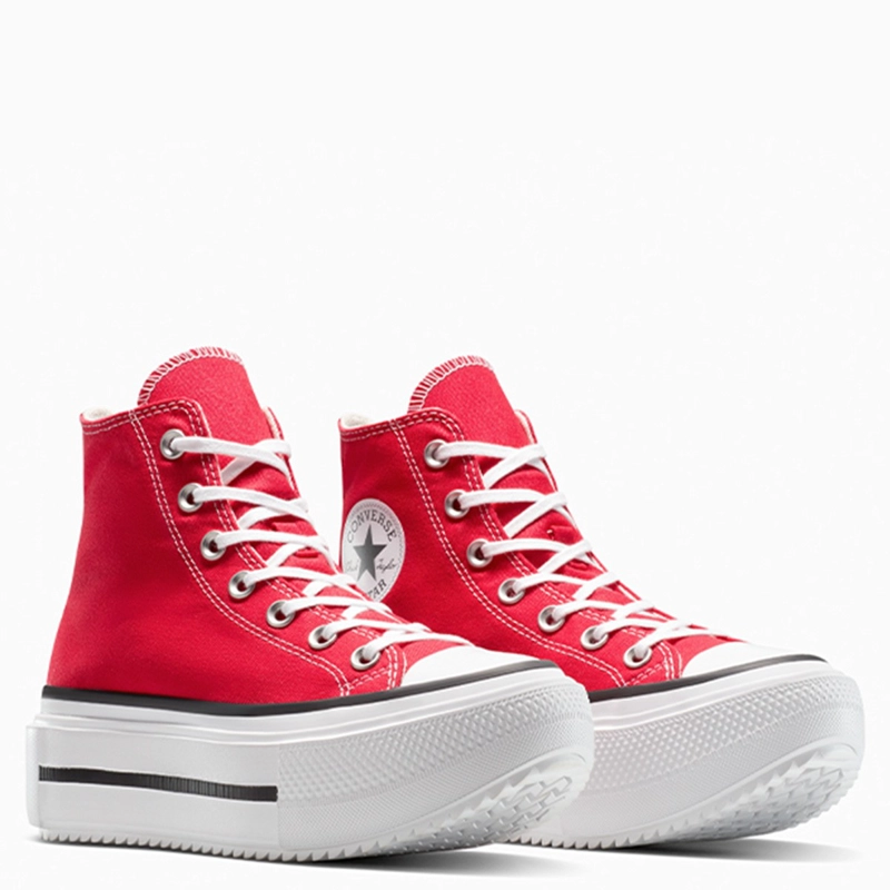 ZAPATILLAS MUJER CONVERSE URBANAS ROJO CHUCK TAYLOR ALL STAR LIFT DOUBLE STACK - 2