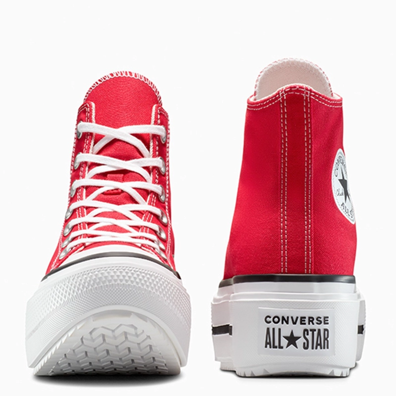 ZAPATILLAS MUJER CONVERSE URBANAS ROJO CHUCK TAYLOR ALL STAR LIFT DOUBLE STACK - 5
