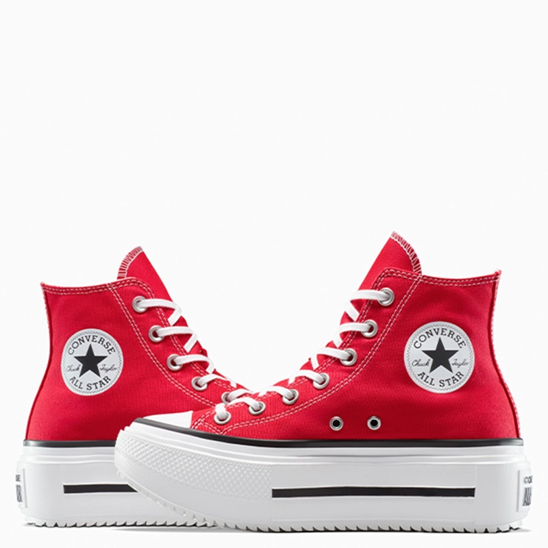 ZAPATILLAS MUJER CONVERSE URBANAS ROJO CHUCK TAYLOR ALL STAR LIFT DOUBLE STACK - 6