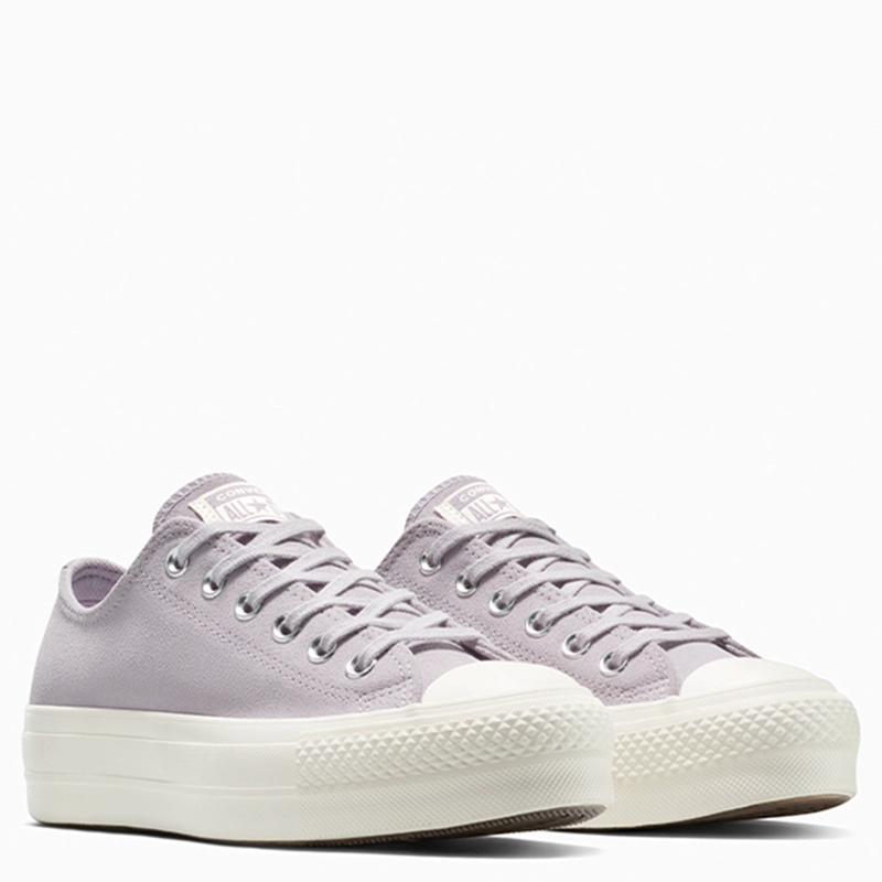 ZAPATILLAS MUJER CONVERSE URBANAS MORADO CHUCK TAYLOR ALL STAR LIFT CUERO - 2