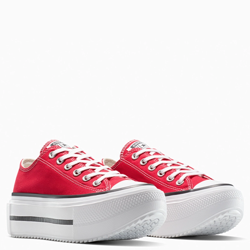ZAPATILLAS MUJER CONVERSE URBANAS ROJO CHUCK TAYLOR ALL STAR LIFT DOUBLE STACK - 2
