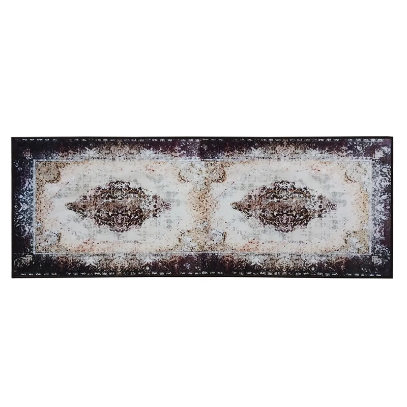 ALFOMBRA DE PASILLO IDETEX MOKA TRADICIONAL 60 X 220 CM NEGRO - 1