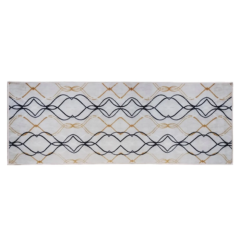 ALFOMBRA DE PASILLO IDETEX RAYAN TRADICIONAL 60 X 220 CM GRIS - 1