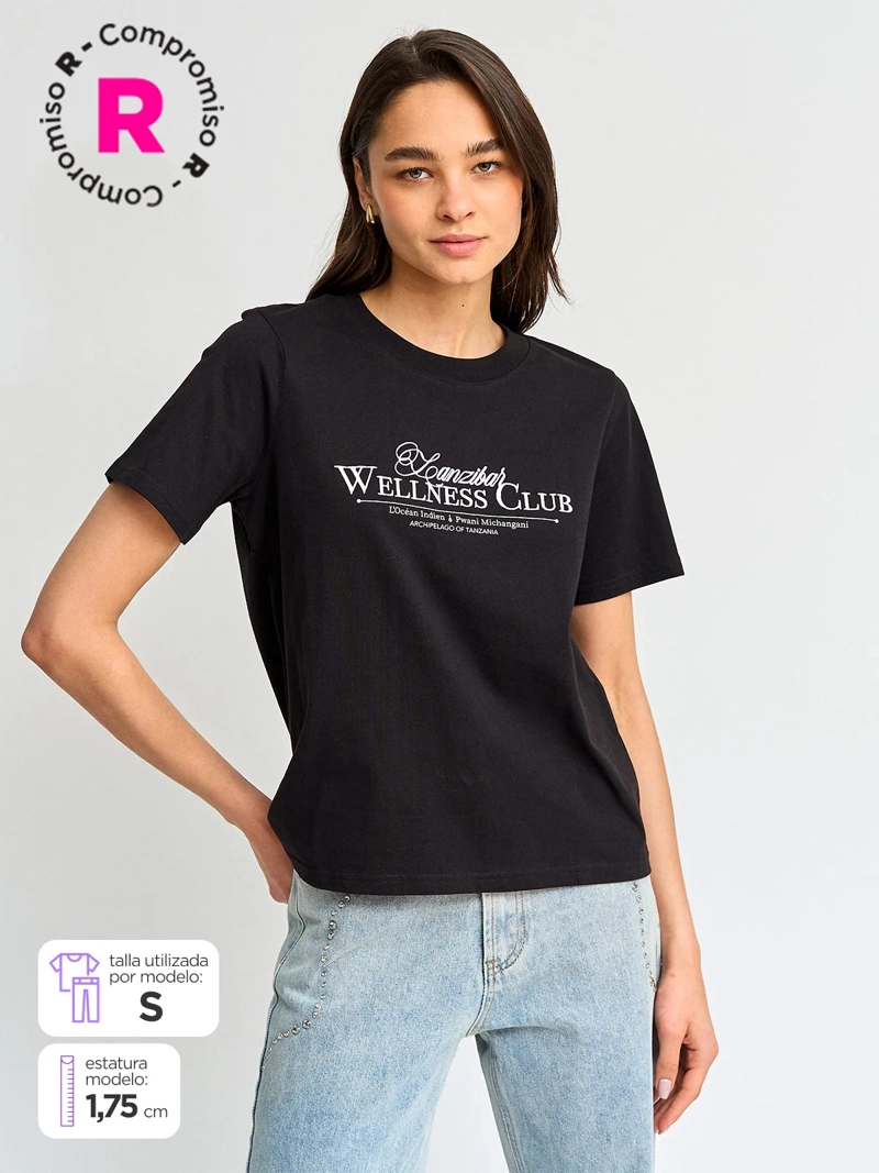 POLERA MUJER MARQUIS ALGODÓN MANGA CORTA - 1