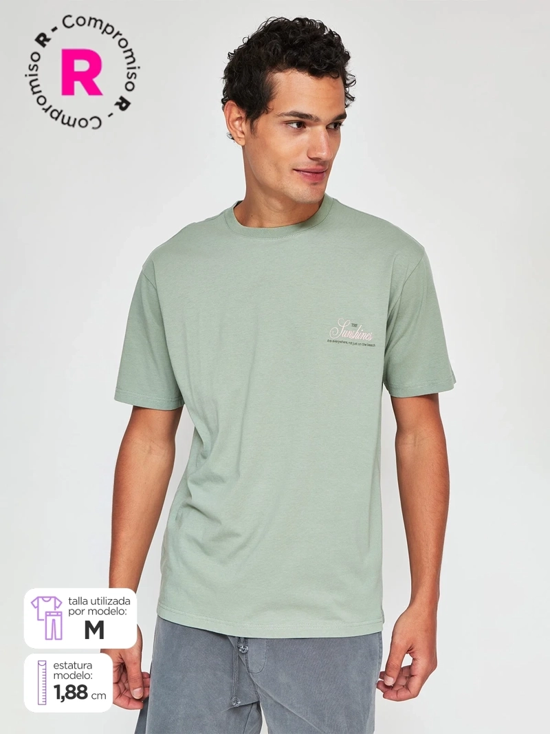 POLERA HOMBRE INDEX ALGODÓN MANGA CORTA - 1