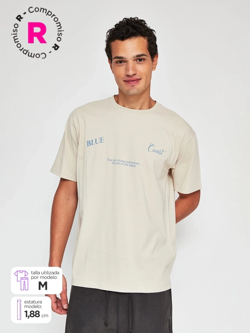 POLERA HOMBRE INDEX ALGODÓN MANGA CORTA - 1