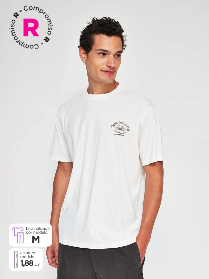 POLERA HOMBRE INDEX ALGODÓN MANGA CORTA - 1