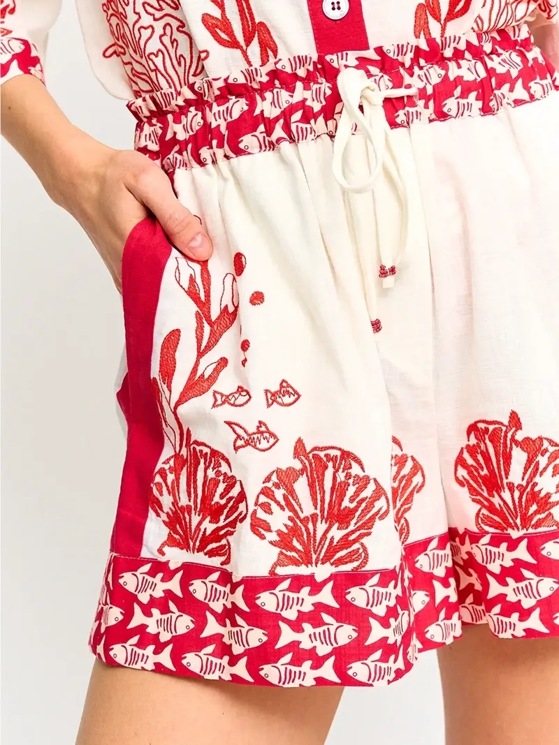 SHORT MUJER MARQUIS ALGODÓN ESTAMPADO - 4
