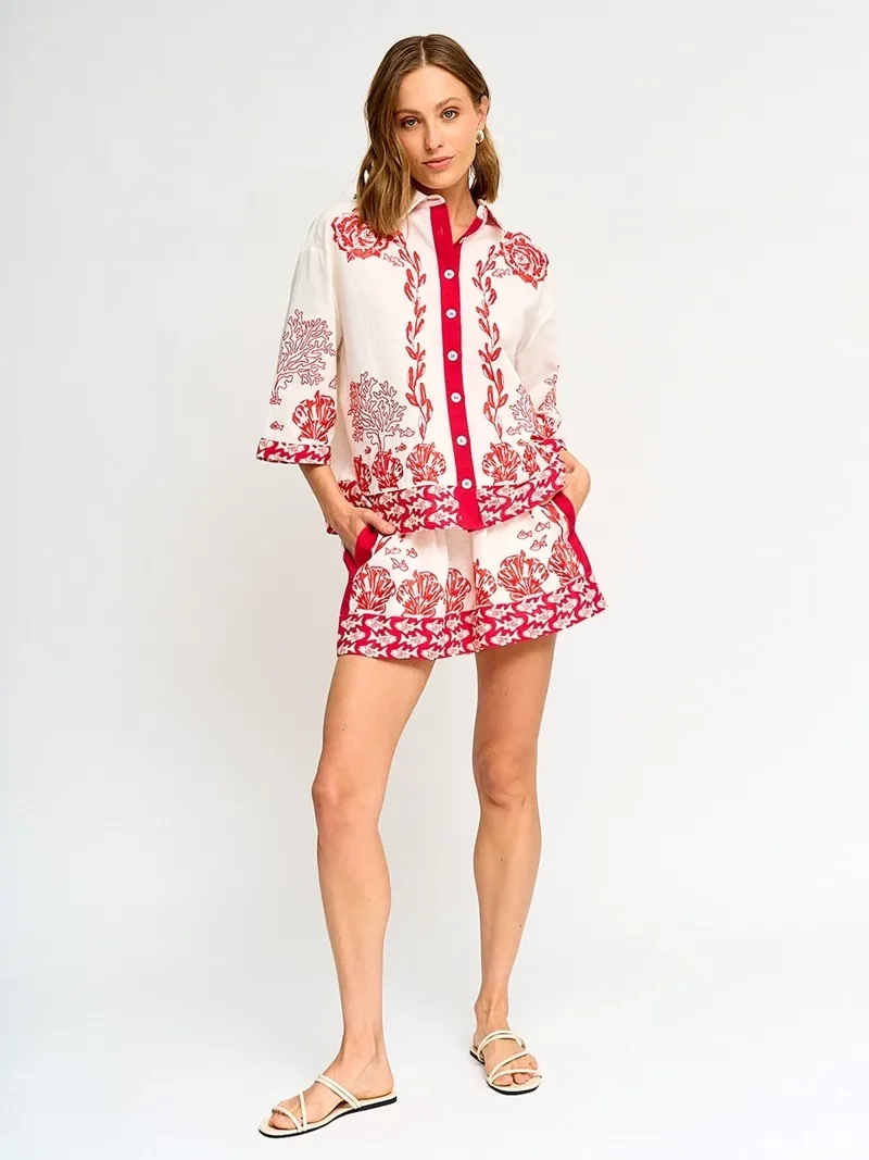 SHORT MUJER MARQUIS ALGODÓN ESTAMPADO - 5