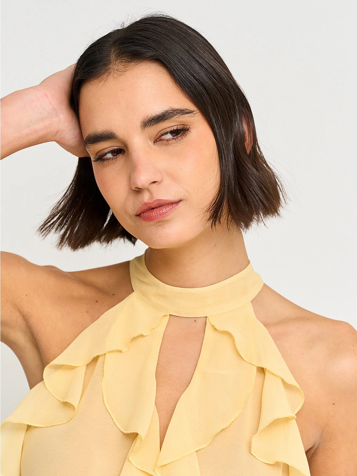 BLUSA MUJER MARQUIS HALTER VUELOS - 3