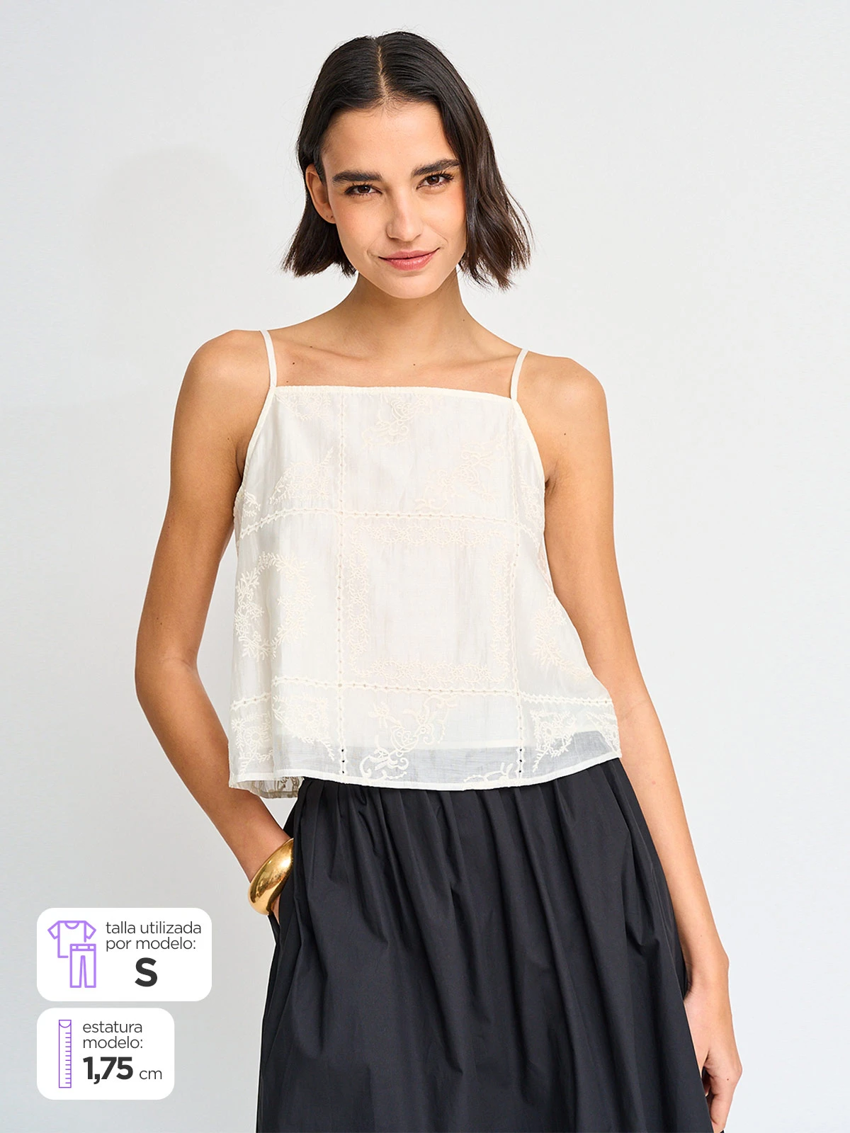 BLUSA MUJER MARQUIS BORDADO - 1