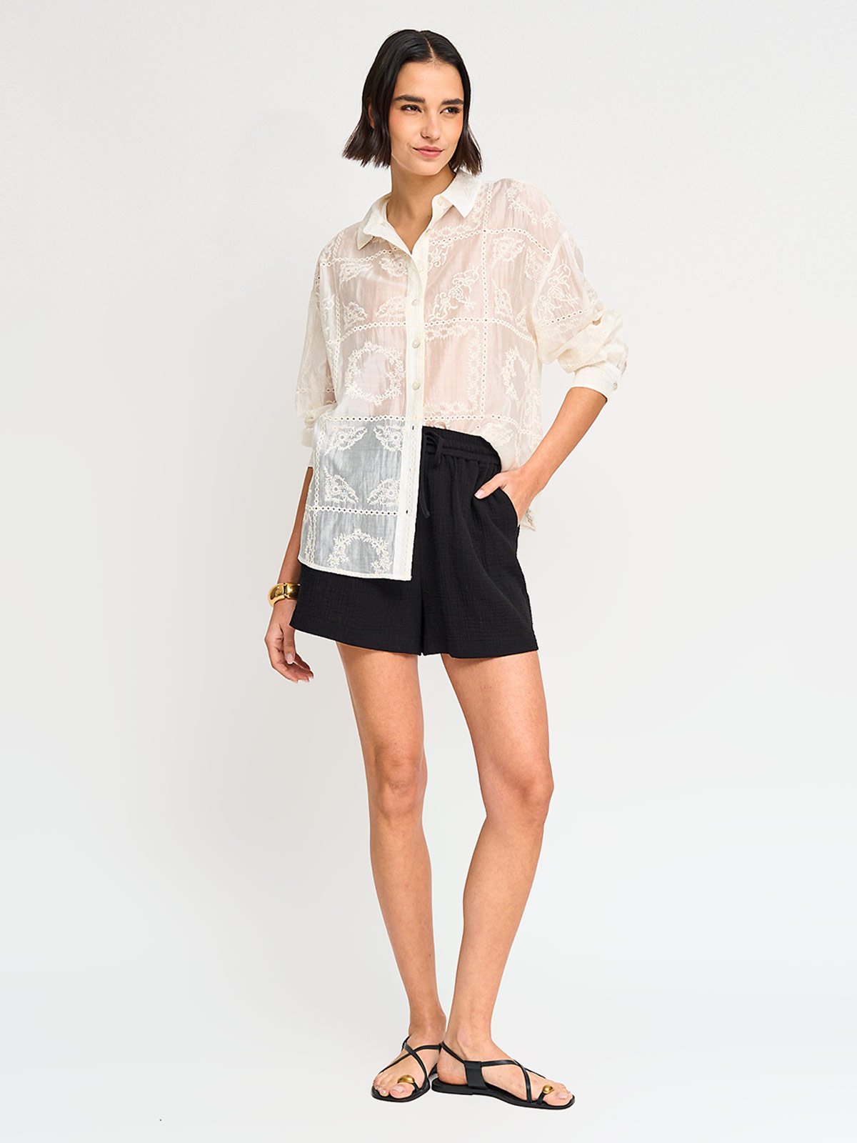 SHORT MUJER MARQUIS ALGODÓN FLUIDO - 4