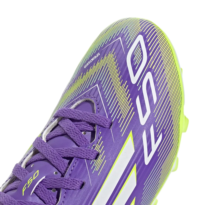 ZAPATILLAS NIÑO ADIDAS FÚTBOL LILA F50 CLUB - 7