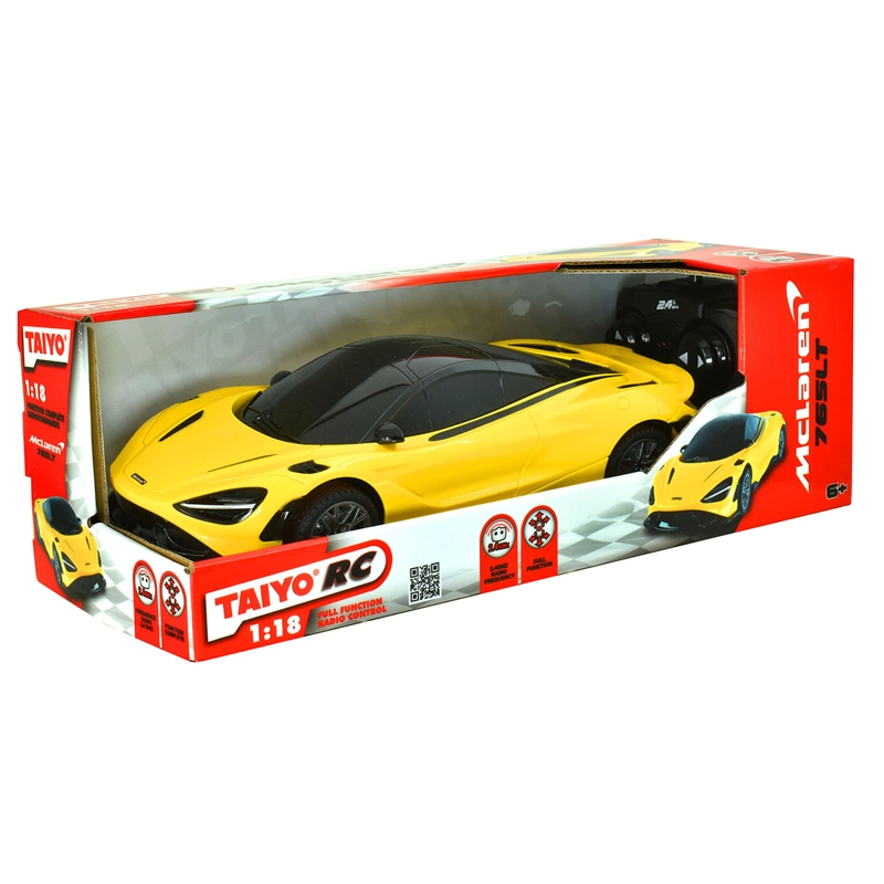 VEHÍCULO RADIO CONTROLADO 1:18 MCLAREN 765LT - 1