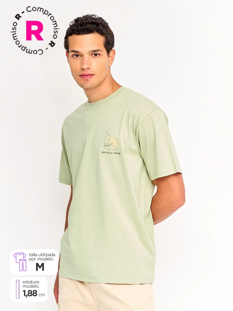 POLERA HOMBRE INDEX ALGODÓN MANGA CORTA - 1