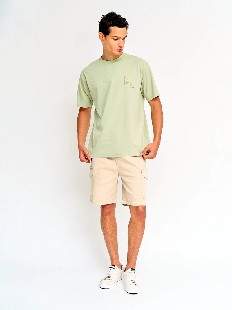POLERA HOMBRE INDEX ALGODÓN MANGA CORTA - 4