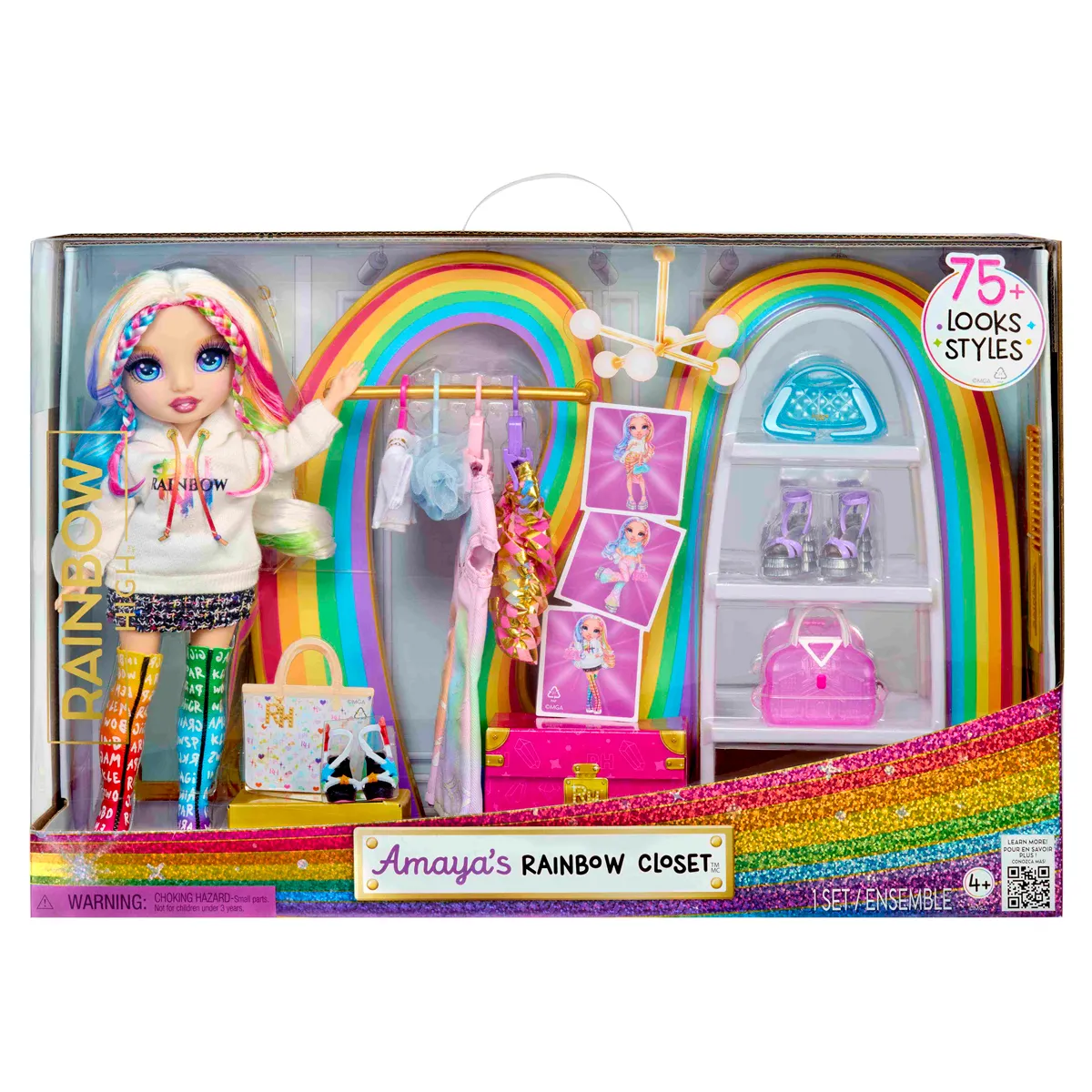 RAINBOW HIGH AMAYA'S RAINBOW CLOSET PLST - 1